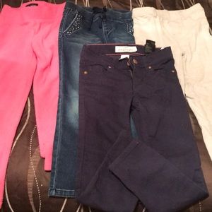 Bundle of 4 girls 5/6 pants